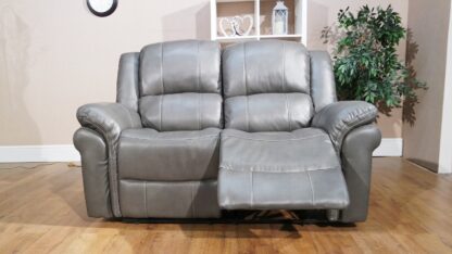 Leather Grey Sofa Set (3+2)